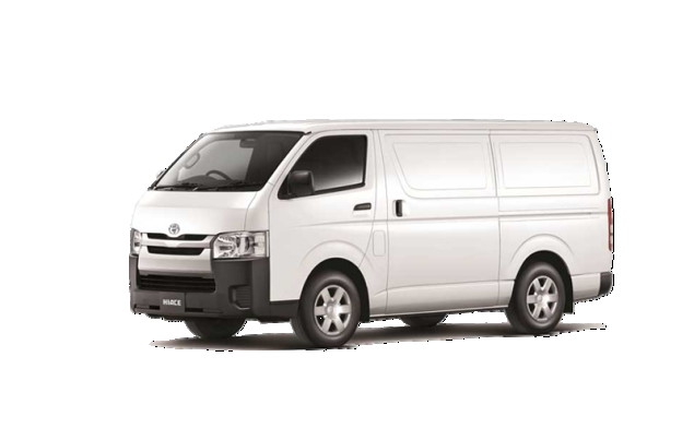 Toyota Hiace van 2012 montážne body